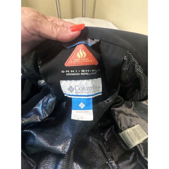 Columbia Bugaboo Black Omni Heat Shield Repellency Ski Snow Jacket Women's L - Picture 9 of 10